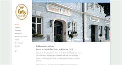 Desktop Screenshot of gasthof-lutz.de